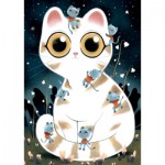 Puzzle  Djeco-07021 XXL Teile - Cuddly Cats