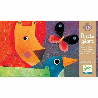 Puzzle Djeco-07171 Die Tierparade