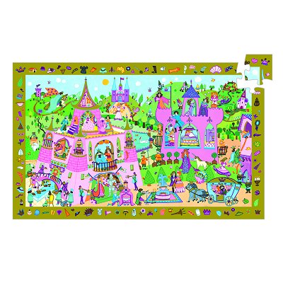  Djeco-07556 Entdecker Puzzle - Prinzessin