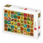 Puzzle  Deico-Games-77134 Pattern Forest Animals