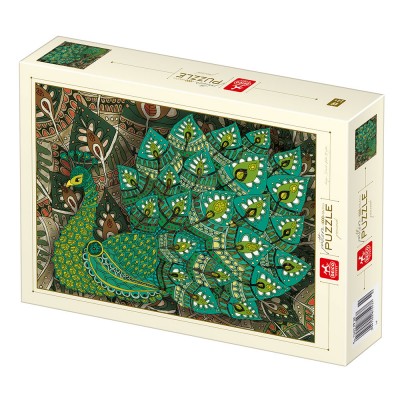 Puzzle  Deico-Games-77233 Pattern Peacock