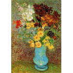 Puzzle  DToys-70258 Van Gogh: Blumen in blauer Vase