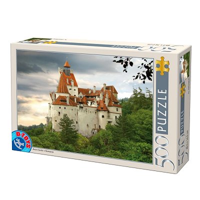 Puzzle  DToys-70678 Rumänien: Schloss Bran
