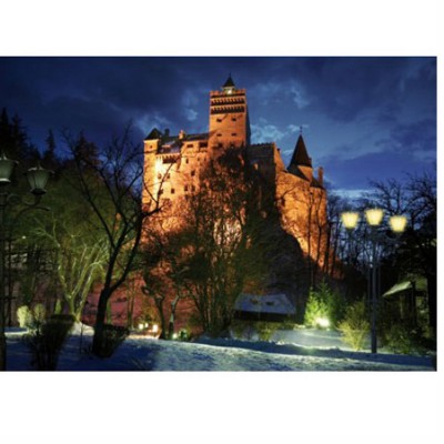 Puzzle  DToys-70746 Rumänien: Schloss Bran