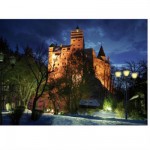 Puzzle  DToys-70746 Rumänien: Schloss Bran