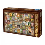 Puzzle  Dtoys-74362 Vintage Collage - Teas