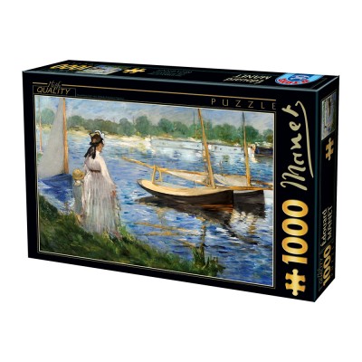 Puzzle Dtoys-74522 Edouard Manet - Seine-Ufer bei Argenteuil