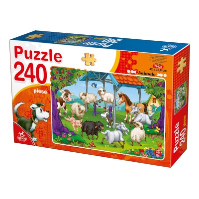 Puzzle Dtoys-76625 Nutztiere