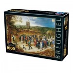 Puzzle  Dtoys-76854 Breughel the Younger - The Marriage Procession
