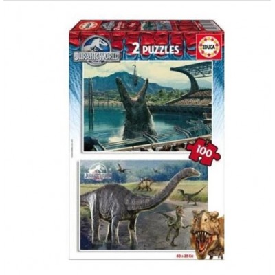 Educa-16340 2 Puzzles - Jurassic World