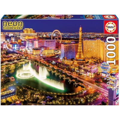  Educa-16761 Neon Puzzle - Las Vegas
