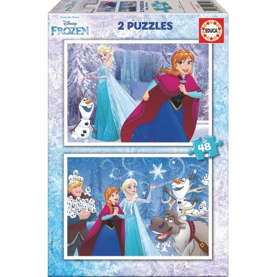 Educa-16852 2 Puzzles - Frozen