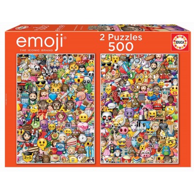 Educa-17992 2 Puzzles - Emoji