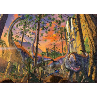 Puzzle  Educa-19001 Dinosaurier