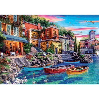 Puzzle  Educa-19052 Sunset in Como