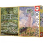  Educa-19270 2 Puzzles - Claude Monet