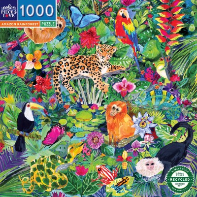 Puzzle eeBoo-51050 Amazon Rainforest