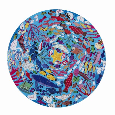 Puzzle eeBoo-51334 Unter dem Meer