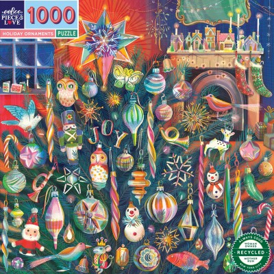 Puzzle eeBoo-51498 Holiday Ornaments