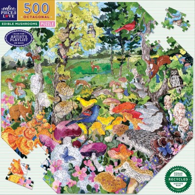 Puzzle  eeBoo-51630 Eßbare Pilze