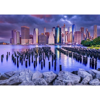 Puzzle  Enjoy-Puzzle-1065 Cloudy Sky Over Manhattan, New York