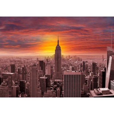 Puzzle  Enjoy-Puzzle-1068 Sunset Over New York Skyline