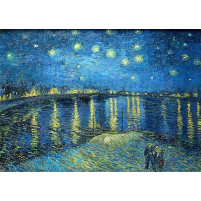 Puzzle  Enjoy-Puzzle-1140 Vincent Van Gogh: Sternennacht über der Rhone