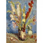 Puzzle  Enjoy-Puzzle-1161 Vincent Van Gogh: Vase mit Gladiolen und chinesischen Astern