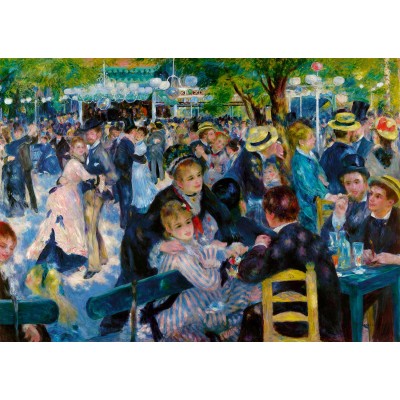 Puzzle  Enjoy-Puzzle-1206 Auguste Renoir: Tanz in Le Moulin de la Galette