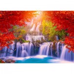 Puzzle  Enjoy-Puzzle-1287 Thee Lor Su Waterfall in Autumn, Thailand