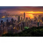 Puzzle  Enjoy-Puzzle-1371 Hongkong bei Sonnenaufgang