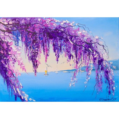 Puzzle  Enjoy-Puzzle-1753 Wisteria by the Sea