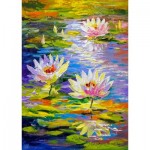 Puzzle  Enjoy-Puzzle-1847 Water Lilies in the Pond