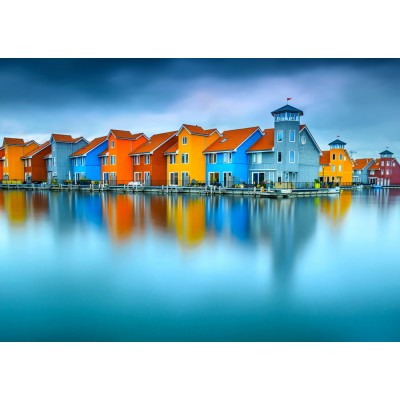 Puzzle  Enjoy-Puzzle-2078 Houses on Water, Groningen, Netherlands