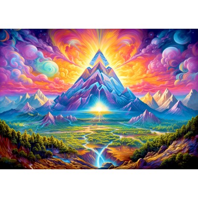 Puzzle  Enjoy-Puzzle-2230 Wald-Pyramiden