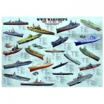 Puzzle  Eurographics-6000-0133 Kriegsschiffe des 2. Weltkrieges