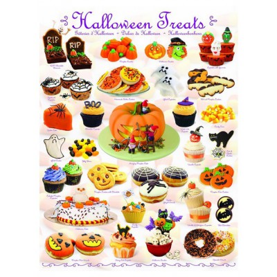 Puzzle  Eurographics-6000-0432 Süßigkeiten zu Halloween