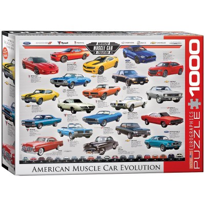 Puzzle  Eurographics-6000-0682 Muscle Car Evolution