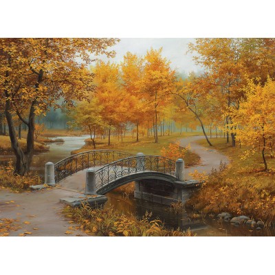 Puzzle  Eurographics-6000-0979 Autumn in an Old Park by Eugene Lushpin