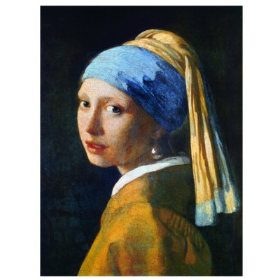 Puzzle Eurographics-6000-5158 Vermeer Johannes: Das Mädchen mit dem Perlenohrring, 1665