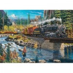 Puzzle  Eurographics-6000-5877 Die Stille am Fluss ist Gebrochen