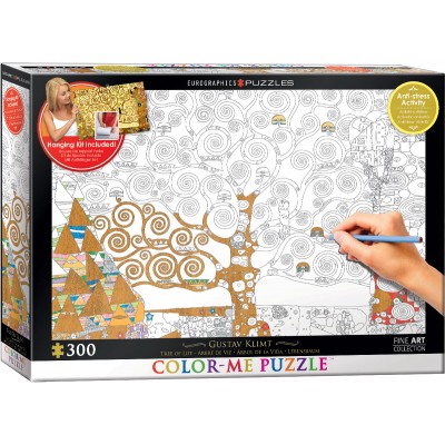 Puzzle Eurographics-6033-0921 XXL Color Me - Gustav Klimt: Lebensbaum