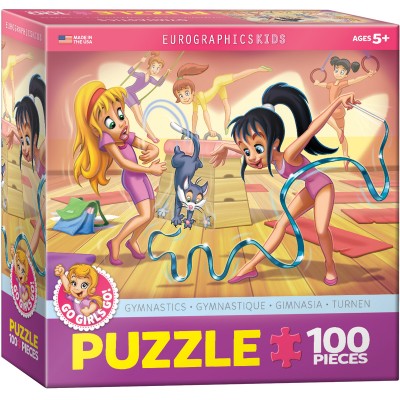 Puzzle  Eurographics-6100-0415 Go Girls Go! Turnen