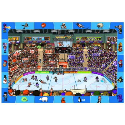 Puzzle  Eurographics-6100-0475 Suche und Finde: Hockey
