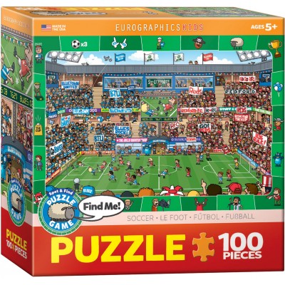 Puzzle  Eurographics-6100-0476 Find Me - Football