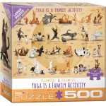 Puzzle  Eurographics-6500-5354 XXL Teile - Yoga is A Family Activity