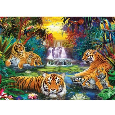 Puzzle Eurographics-6500-5457 XXL Teile - Tiger's Eden