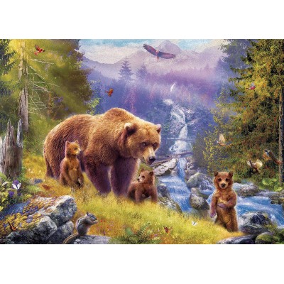 Puzzle  Eurographics-6500-5546 XXL Teile - Grizzly Cubs