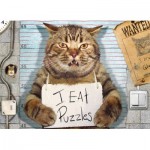 Puzzle  Eurographics-6500-5786 XXL Teile - Gangsterkatze