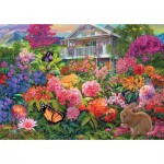 Puzzle  Eurographics-6704-6023 Connecting Pieces - Bunny Garden